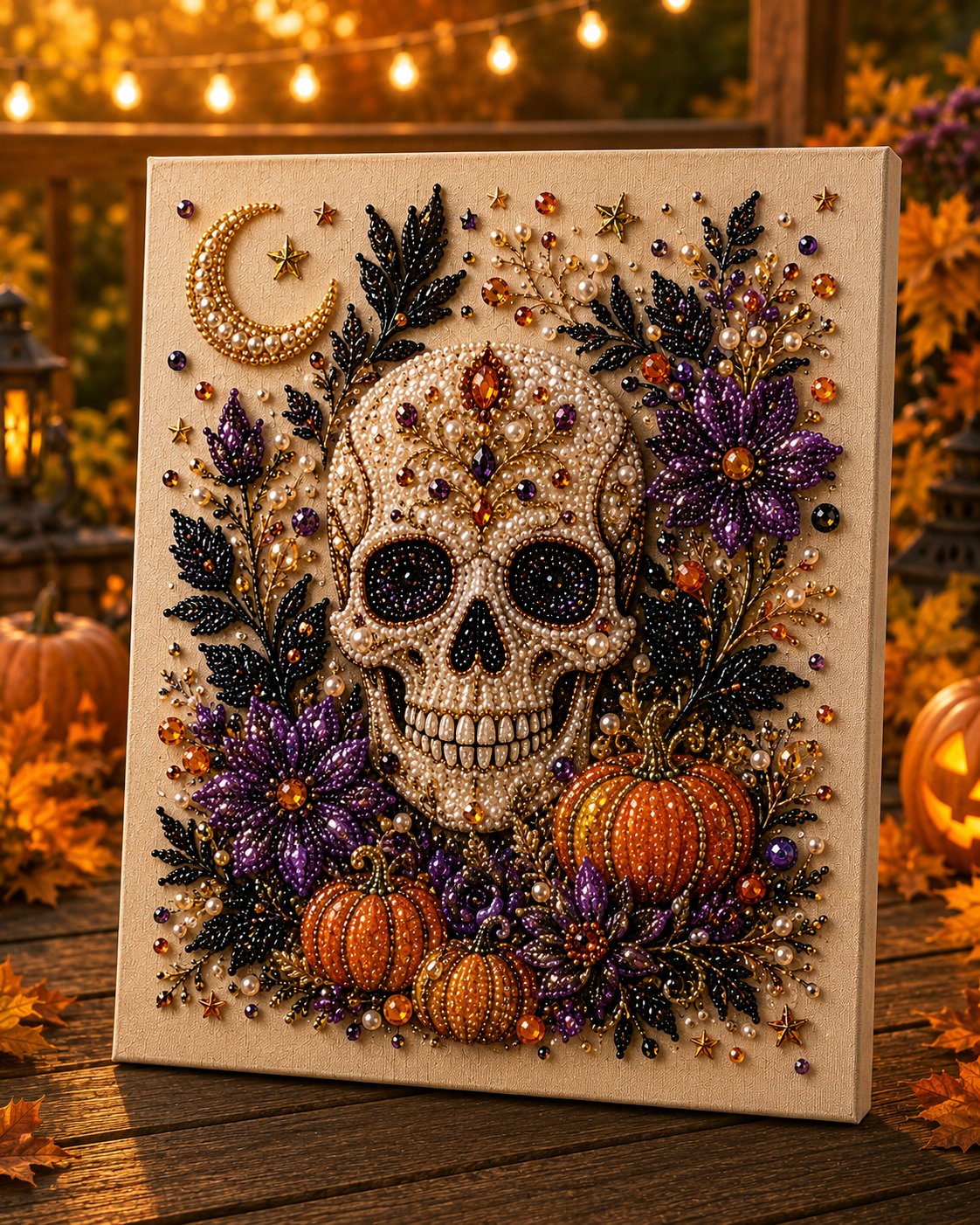 Halloween DIY Pearl Art Craft Making Kit