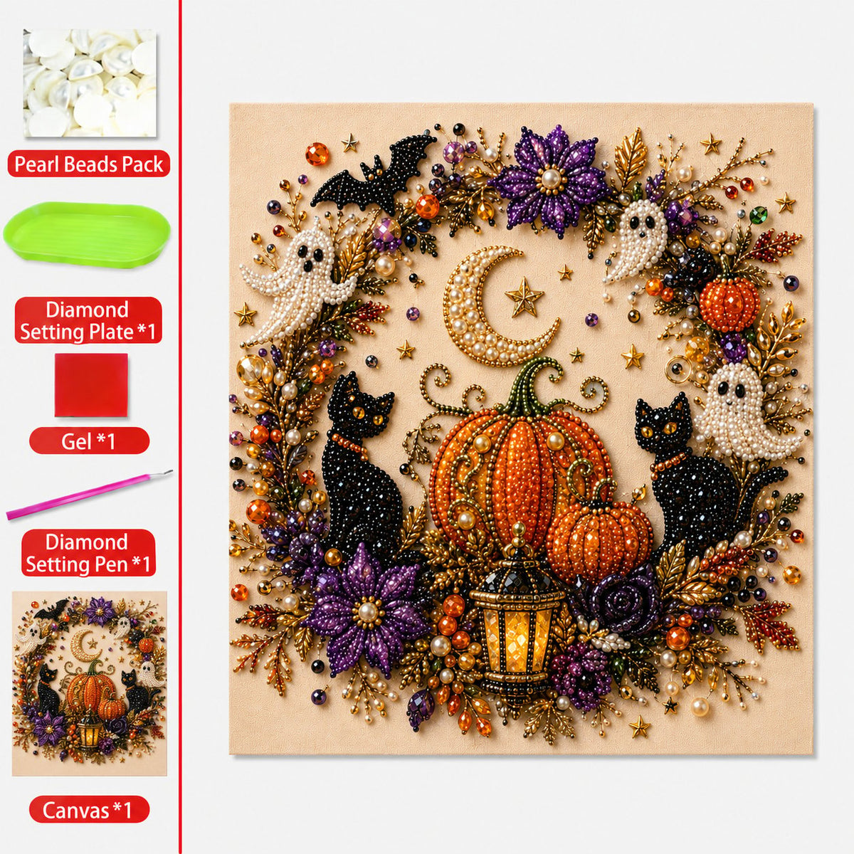 Halloween DIY Pearl Art Craft Making Kit