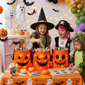 🎃 Light Up the Night! 3-Piece LED Halloween Candy Bucket Set 👻
